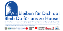 Wir bleiben für Dich da! - Bleib Du für uns zu Hause! - Quelle: Verband der Feuerwehren im Rhein-Kreis Neuss